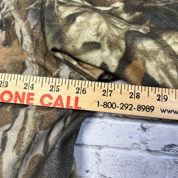 Browning Reversible Puffer Jacket Real Tree Camo/Olive Green Outdoor Full Zip - Picture 4 of 14